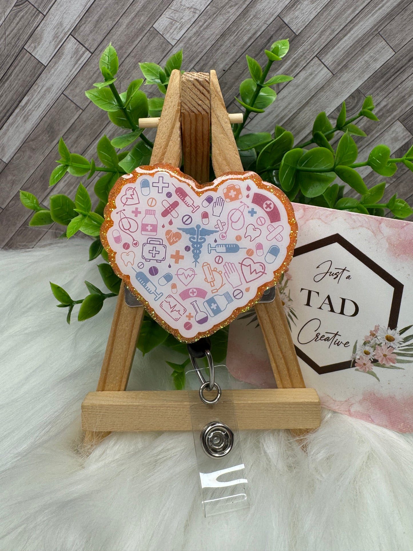 Nurse Icon Designed Interchangeable Badge Topper