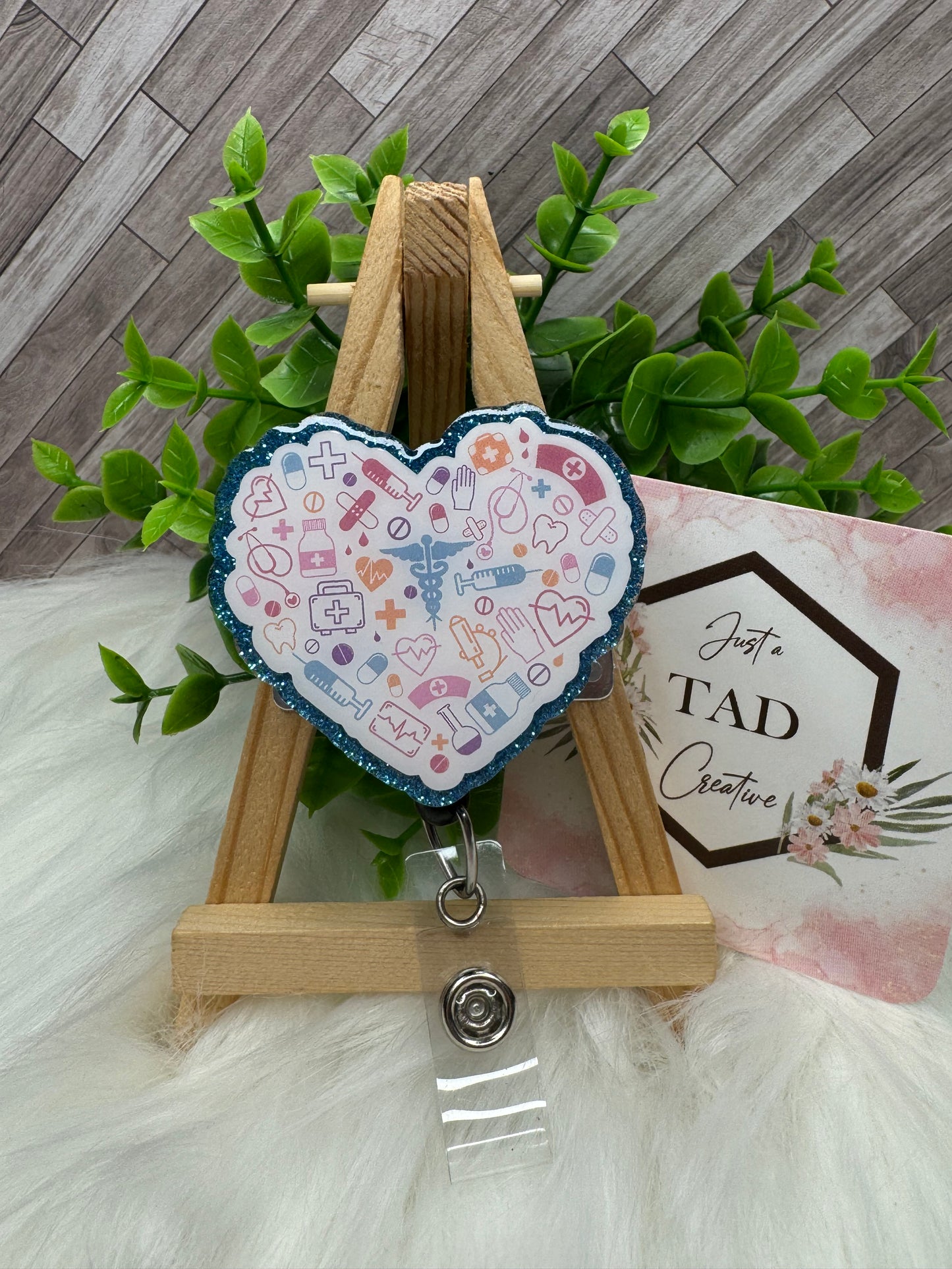 Nurse Icon Designed Interchangeable Badge Topper