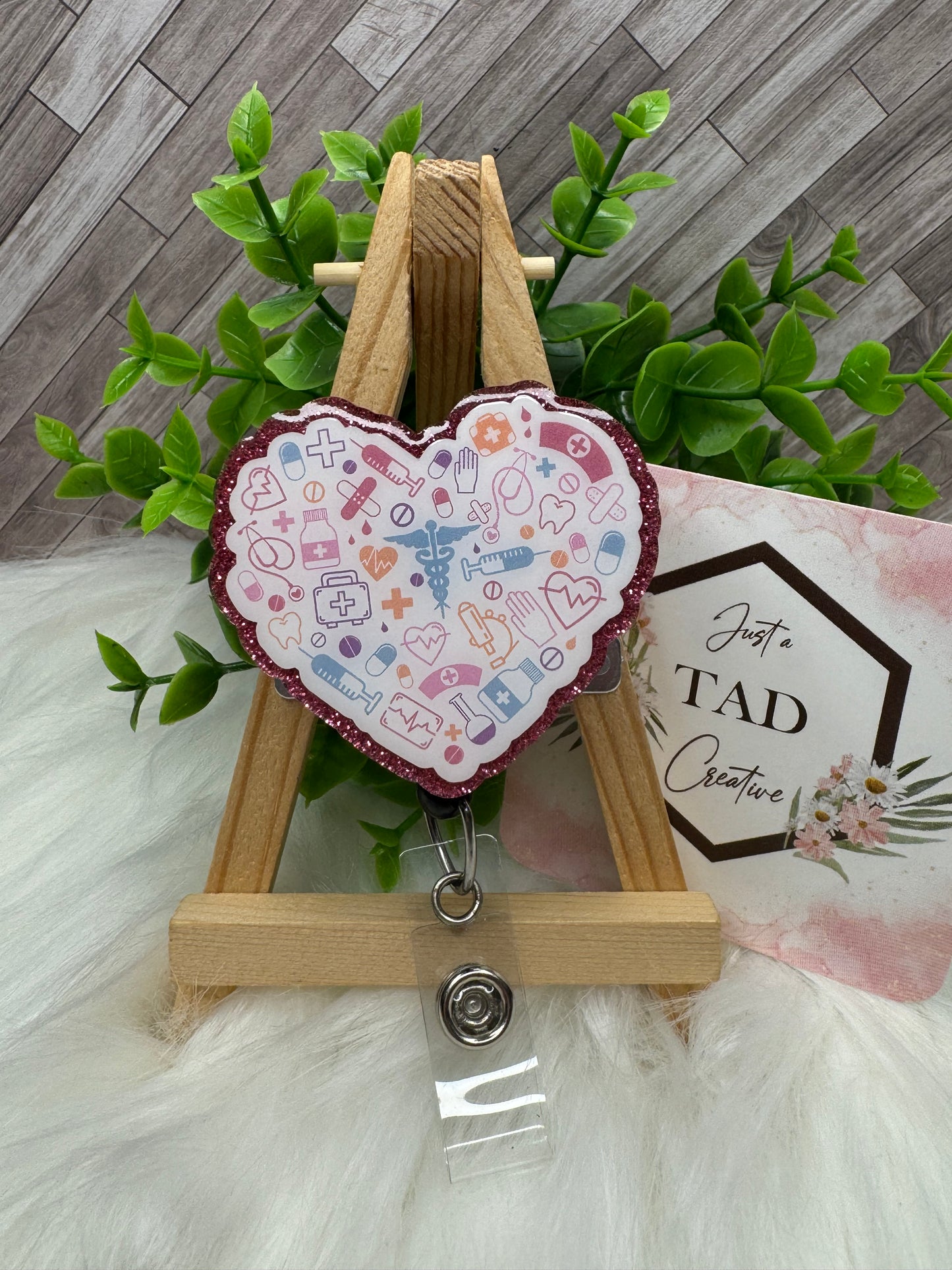 Nurse Icon Designed Interchangeable Badge Topper