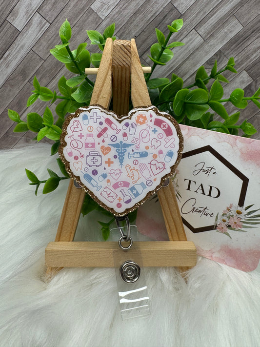 Nurse Icon Designed Interchangeable Badge Topper