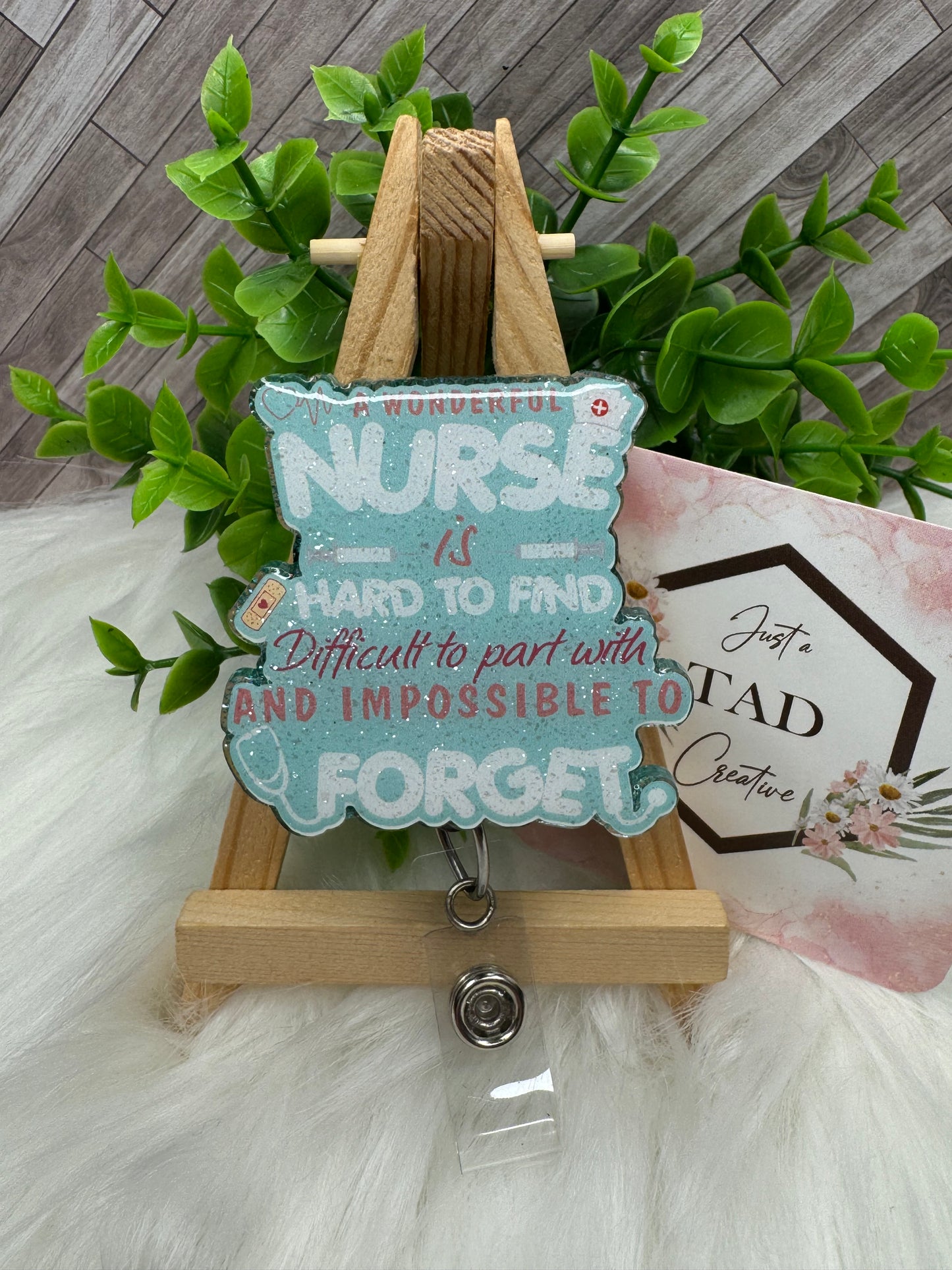 A Wonderful Nurse is Hard to Find Interchangeable Badge Topper