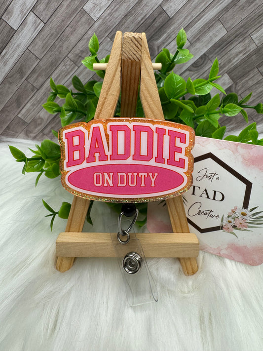 Baddie on Duty Interchangeable Badge Toppers