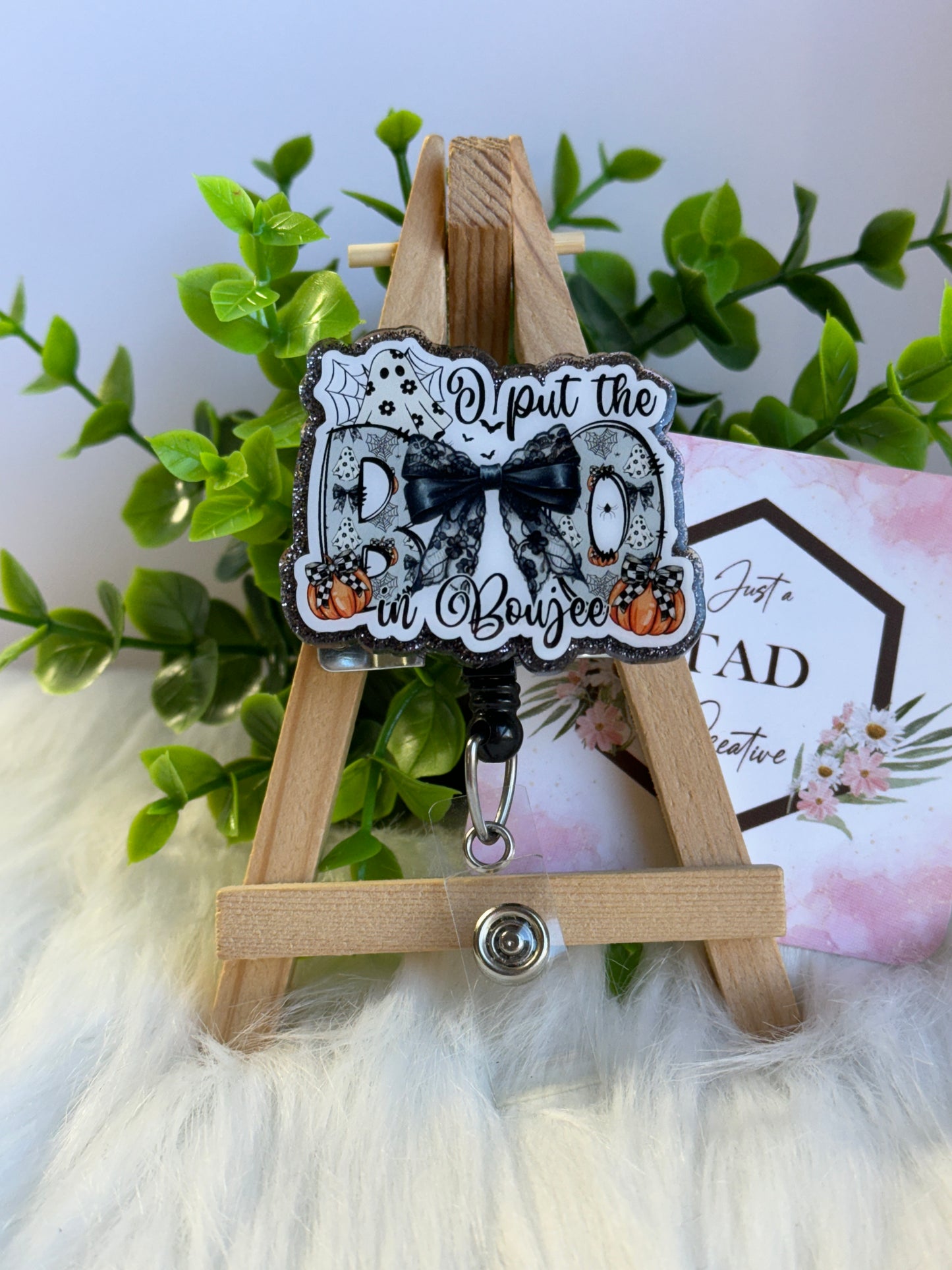 Boo in Boujee Interchangeable Badge Topper