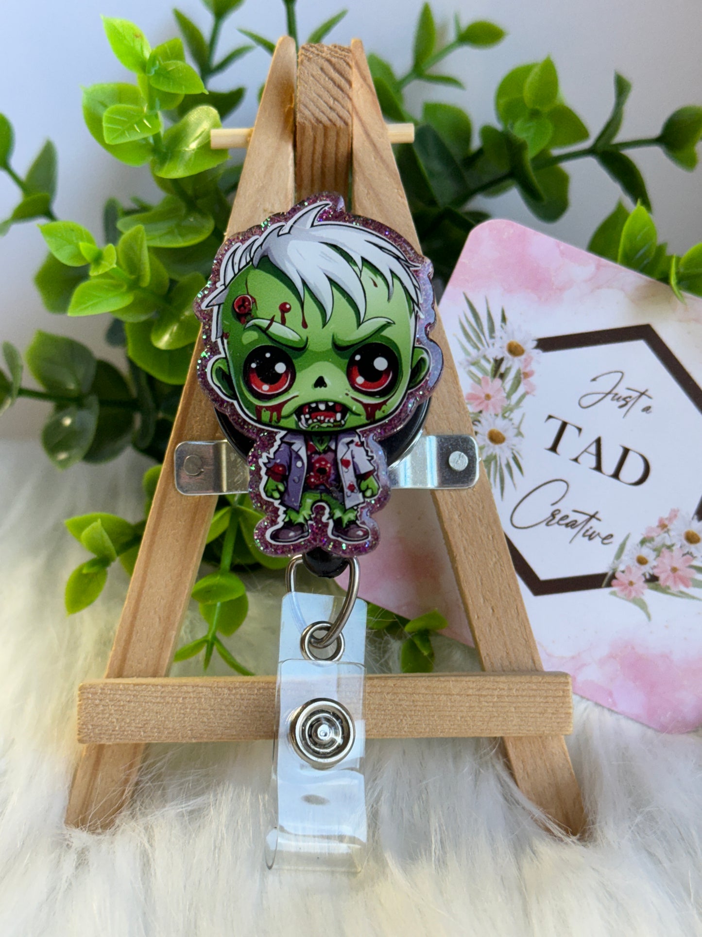 Zombie Dude Interchangeable Badge Topper