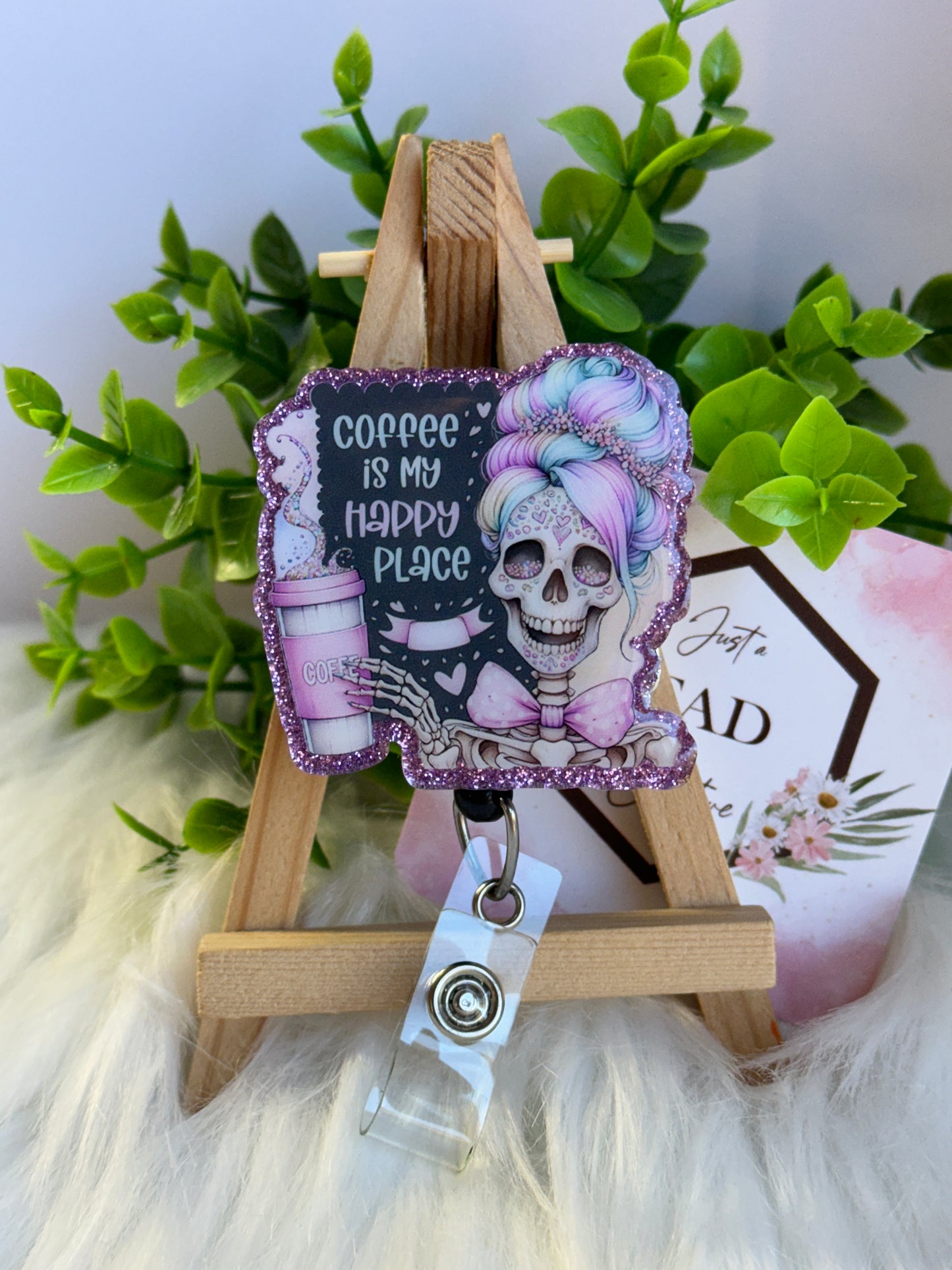 Coffee is my Happy Place Interchangeable Topper