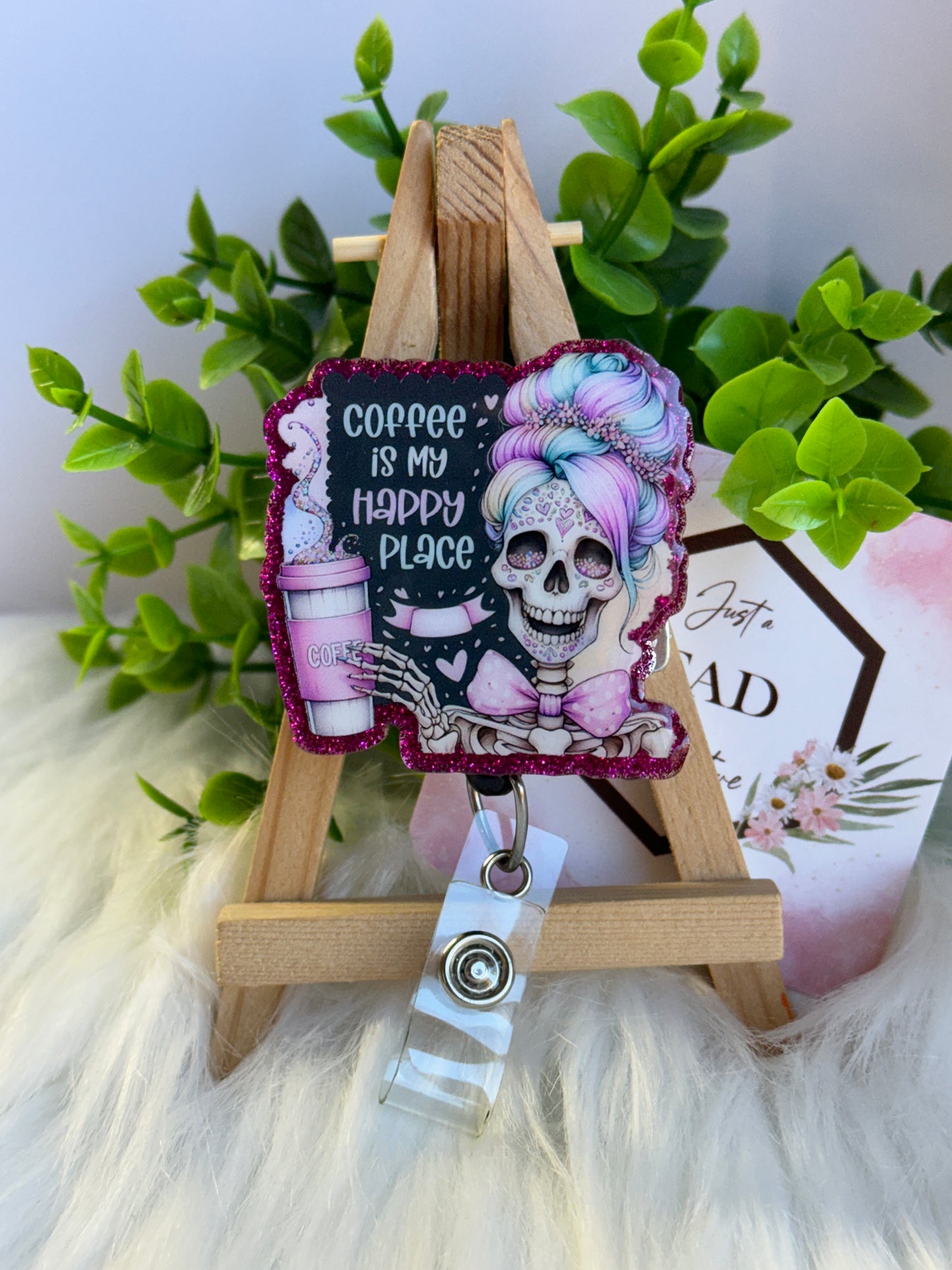 Coffee is my Happy Place Interchangeable Topper