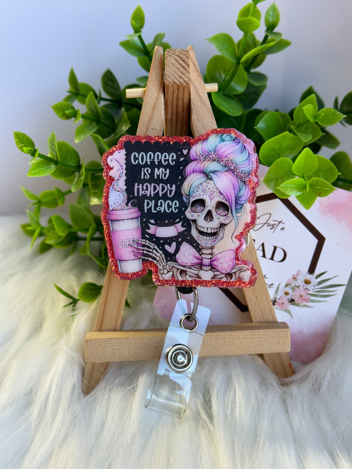 Coffee is my Happy Place Interchangeable Topper