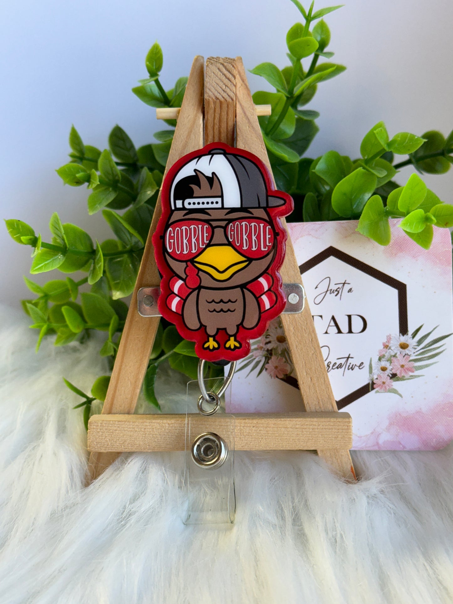 Gobble Gobble Boy Turkey Interchangeable Topper