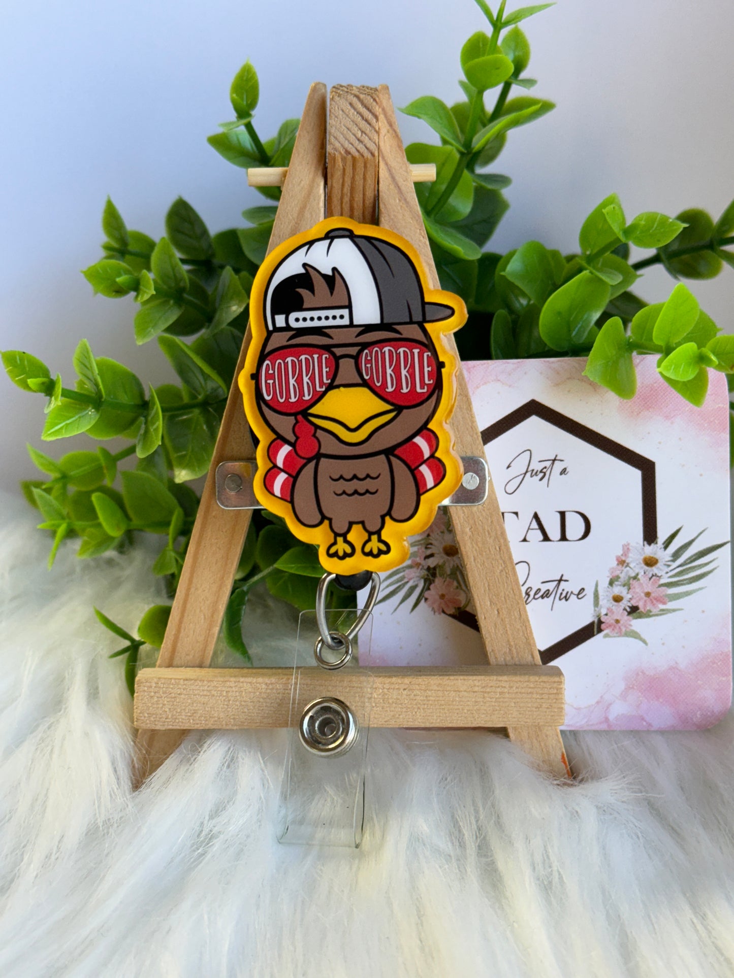 Gobble Gobble Boy Turkey Interchangeable Topper