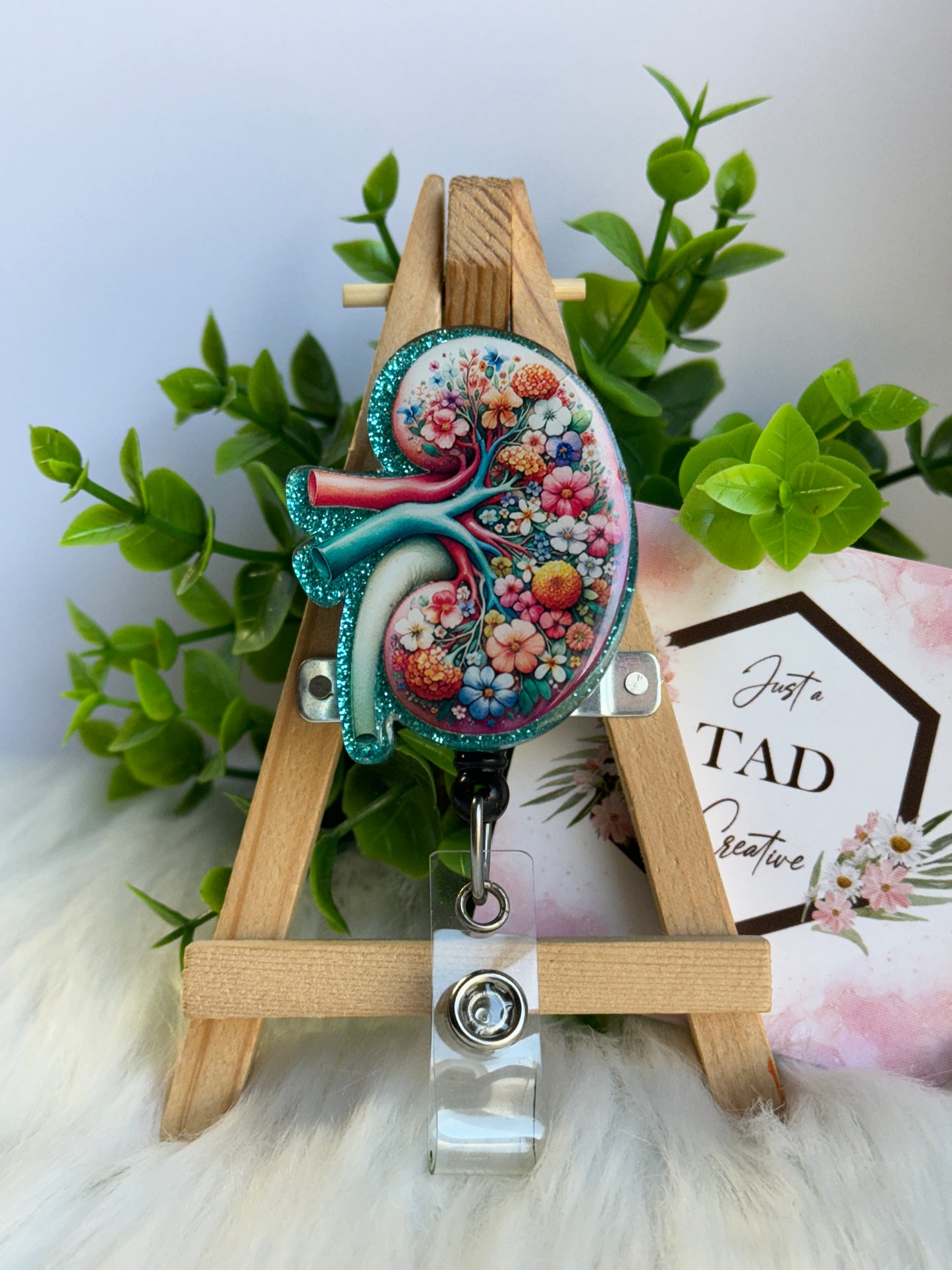Floral Kidney Interchangeable Topper