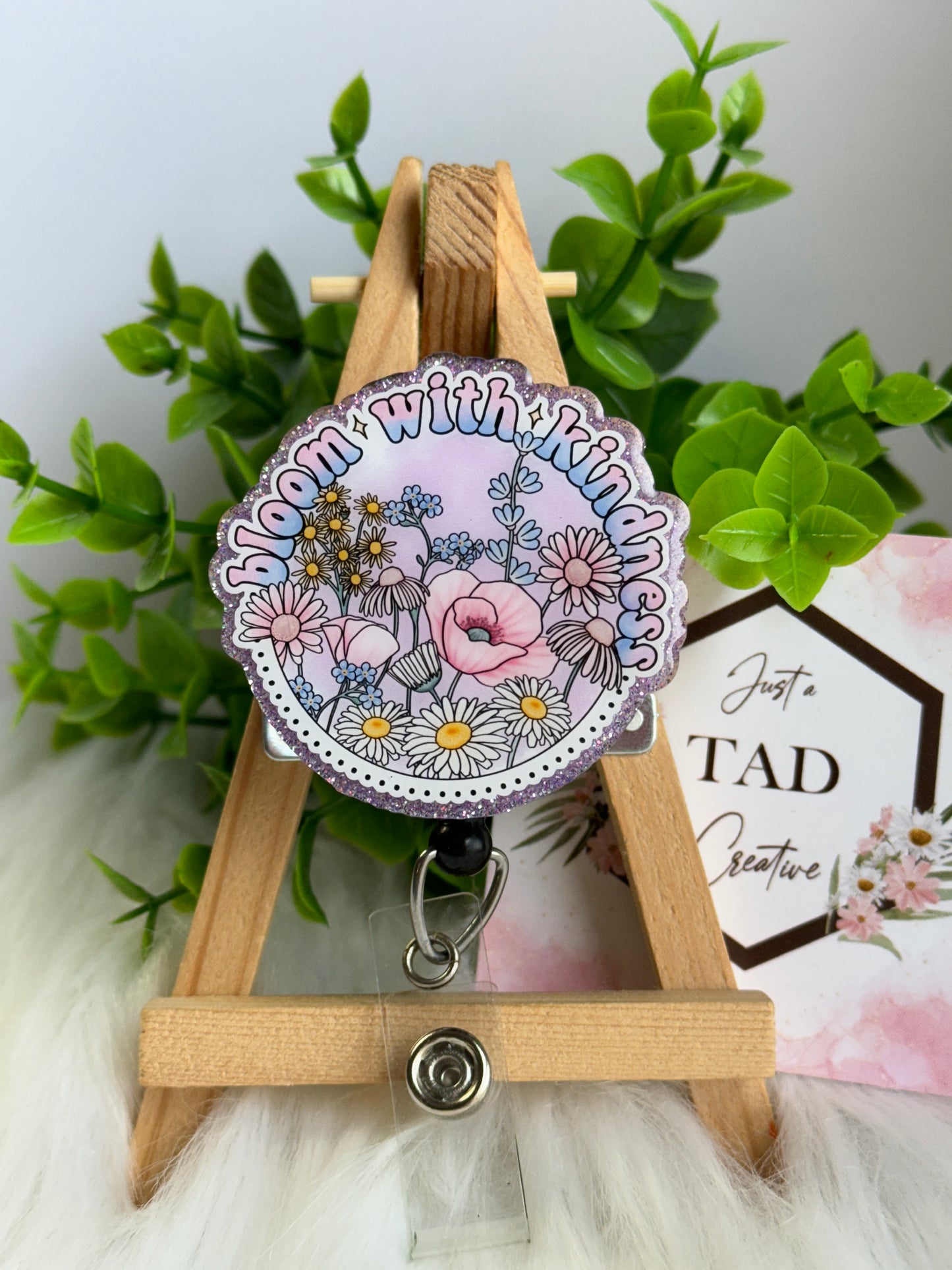 Bloom with Kindness Interchangeable Badge Topper