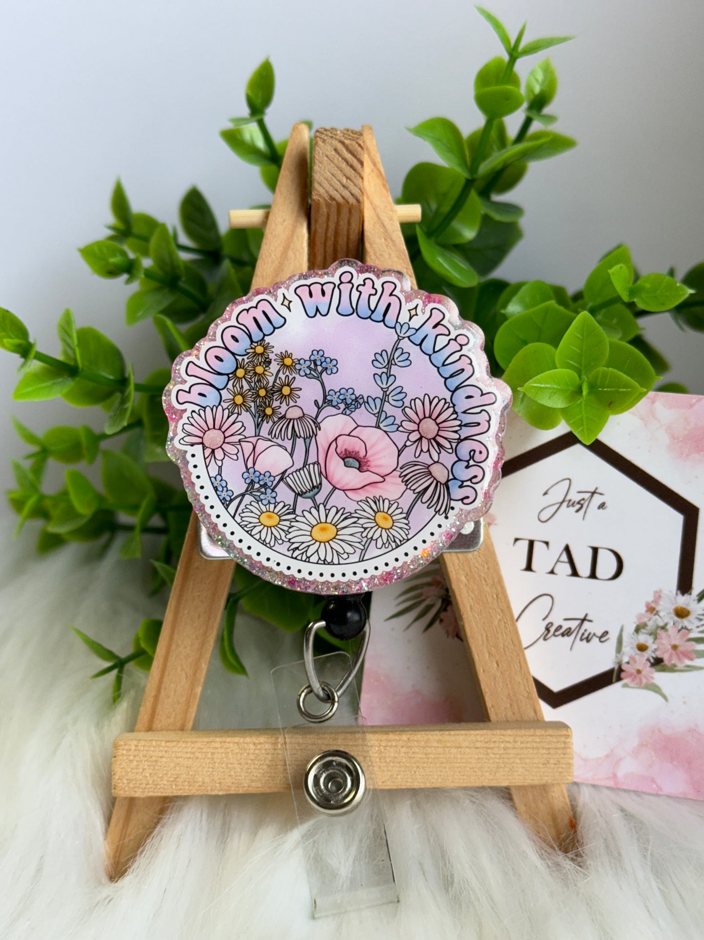 Bloom with Kindness Interchangeable Badge Topper