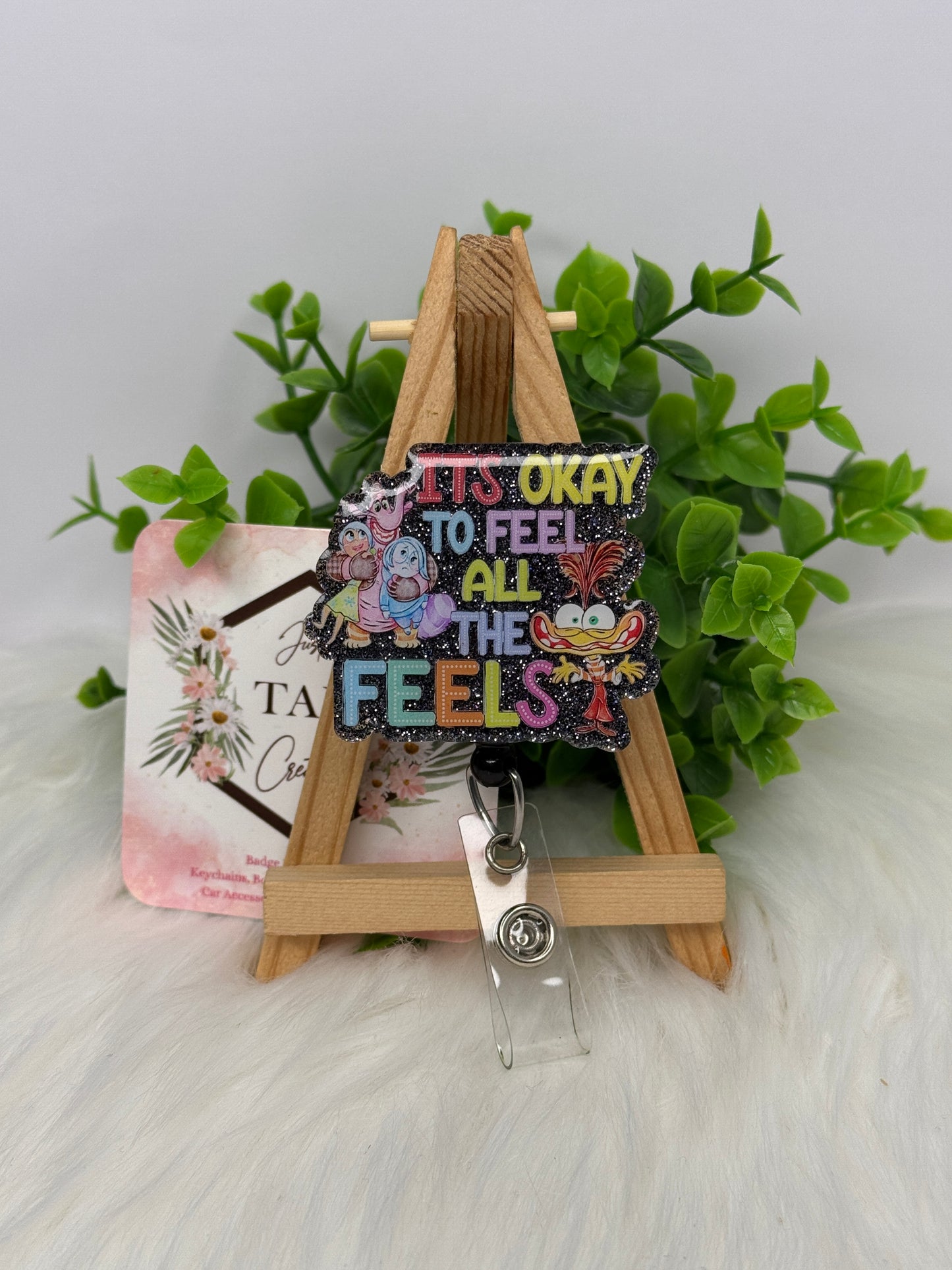 It’s Okay to Feel All the Feels Emotions Interchangeable Badge Topper