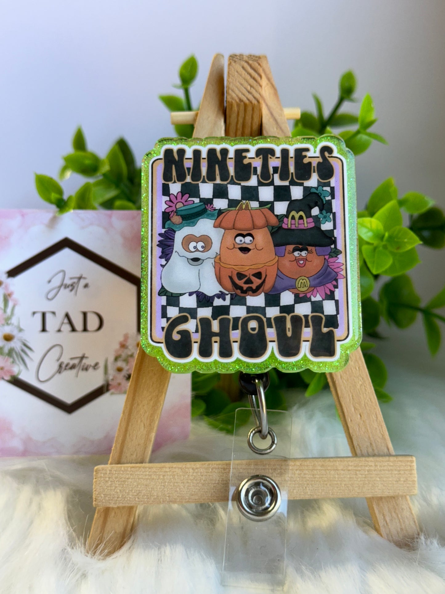 Nineties Ghoul Chicken Nugget Interchangeable Badge Toppers
