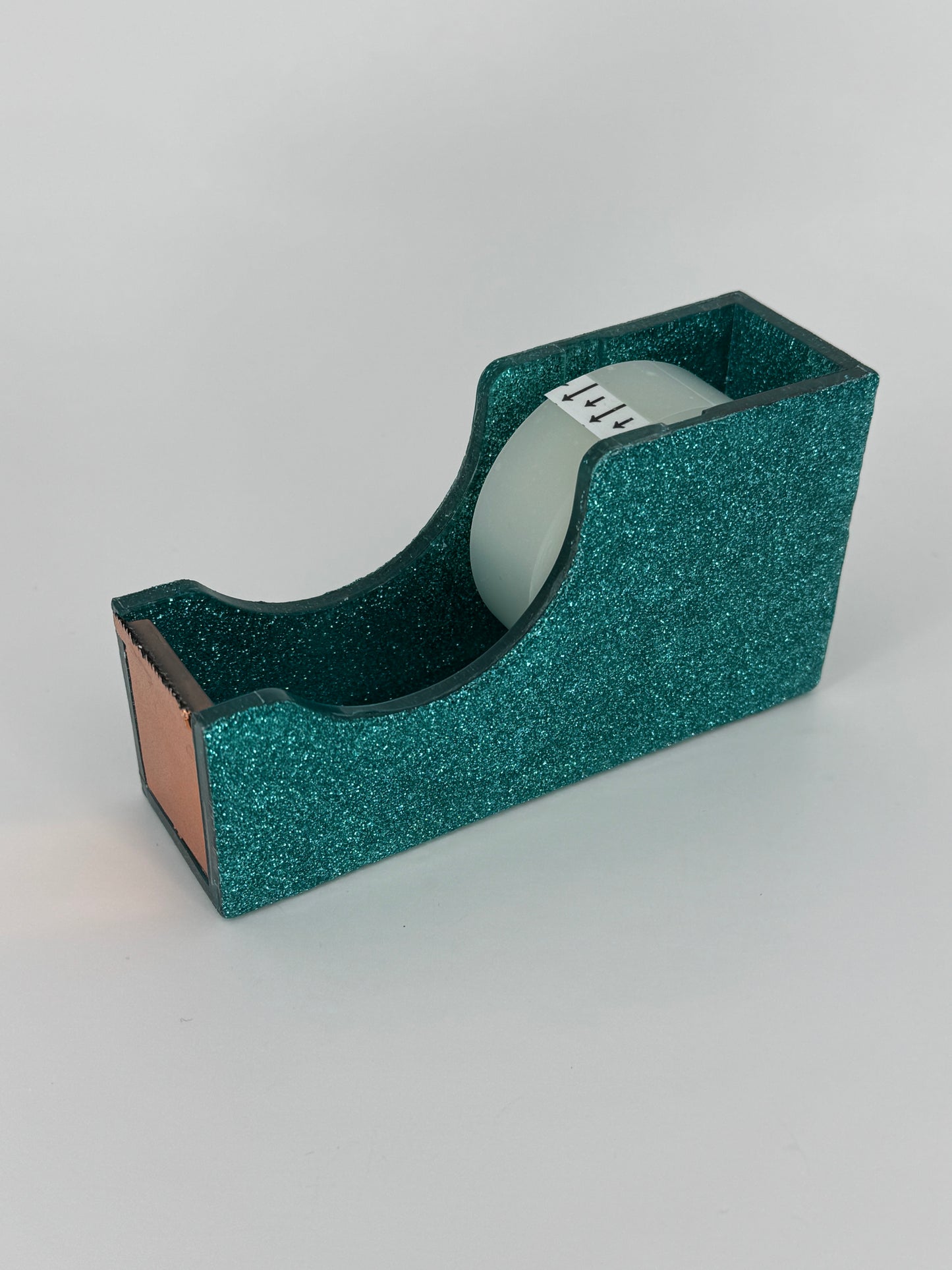 Square Glittered Tape Dispenser