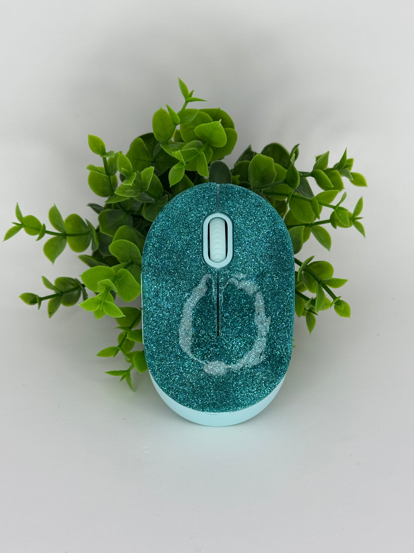 Solid Glittered Wireless Mouse