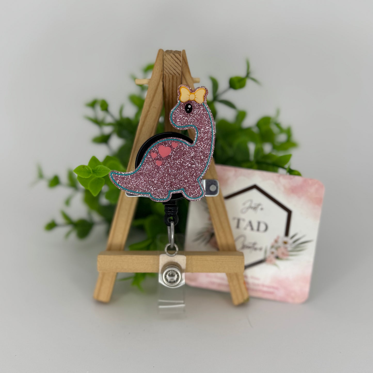 Brontosaurus Dino Interchangeable Badge Topper