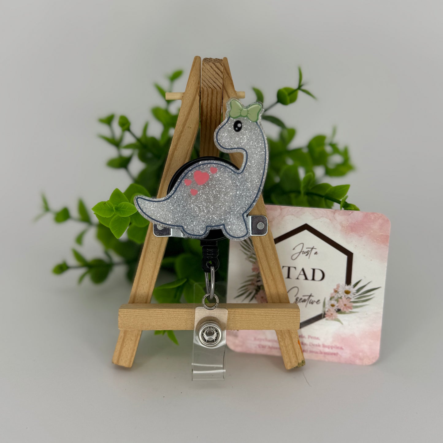 Brontosaurus Dino Interchangeable Badge Topper