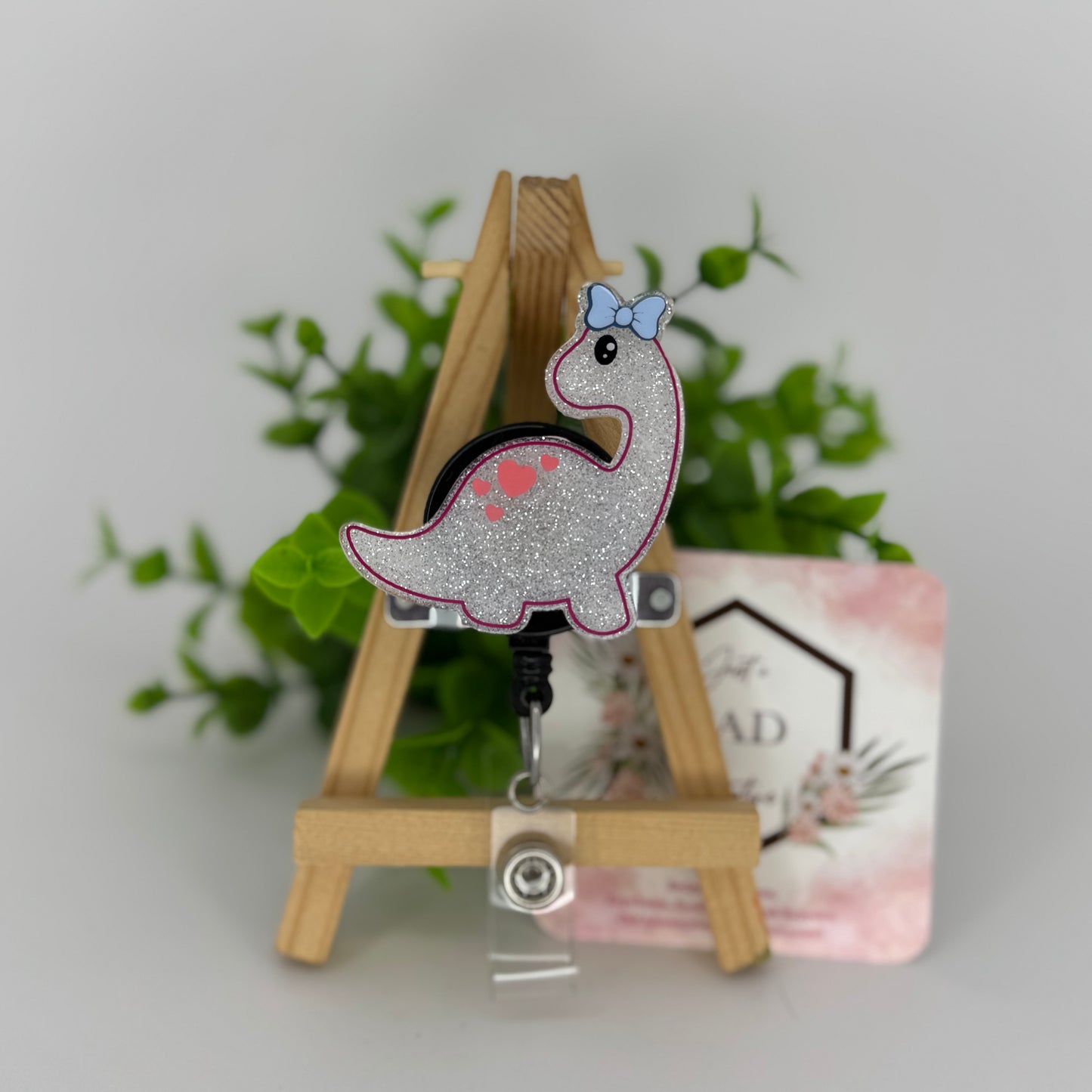 Brontosaurus Dino Interchangeable Badge Topper