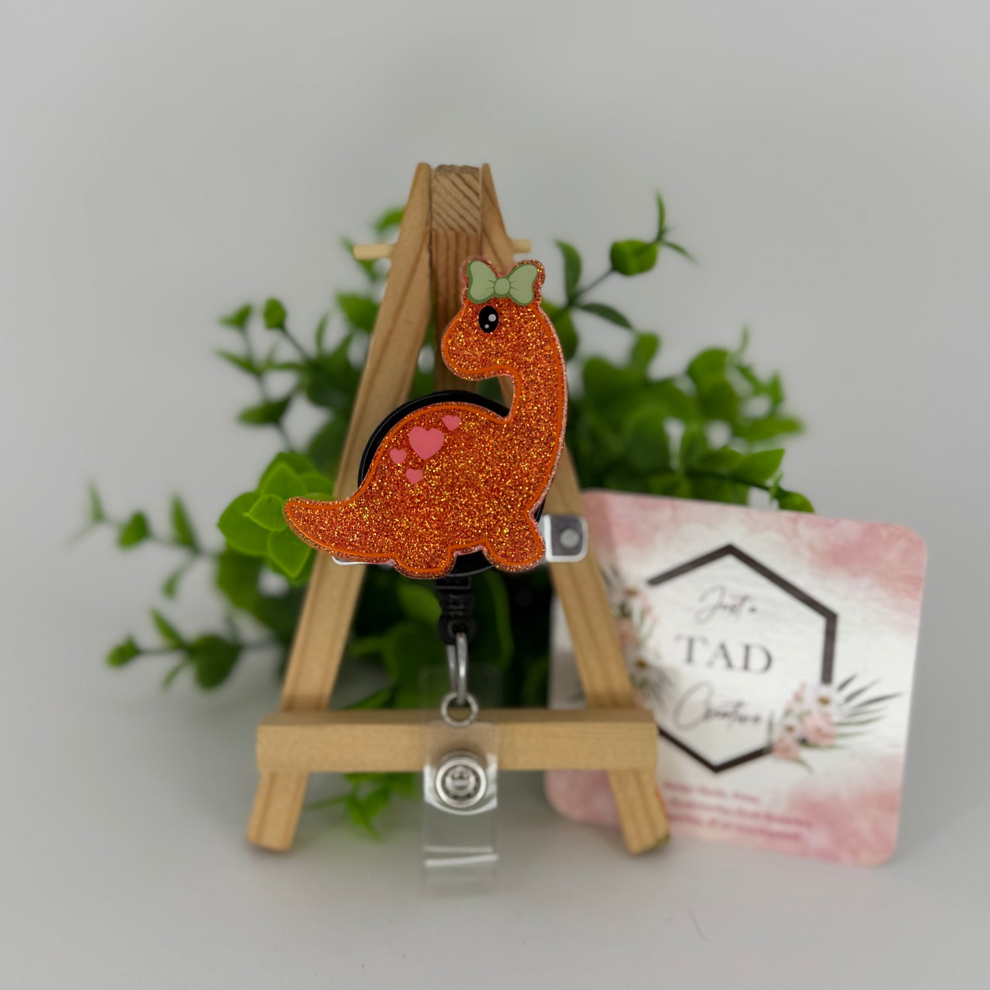 Brontosaurus Dino Interchangeable Badge Topper