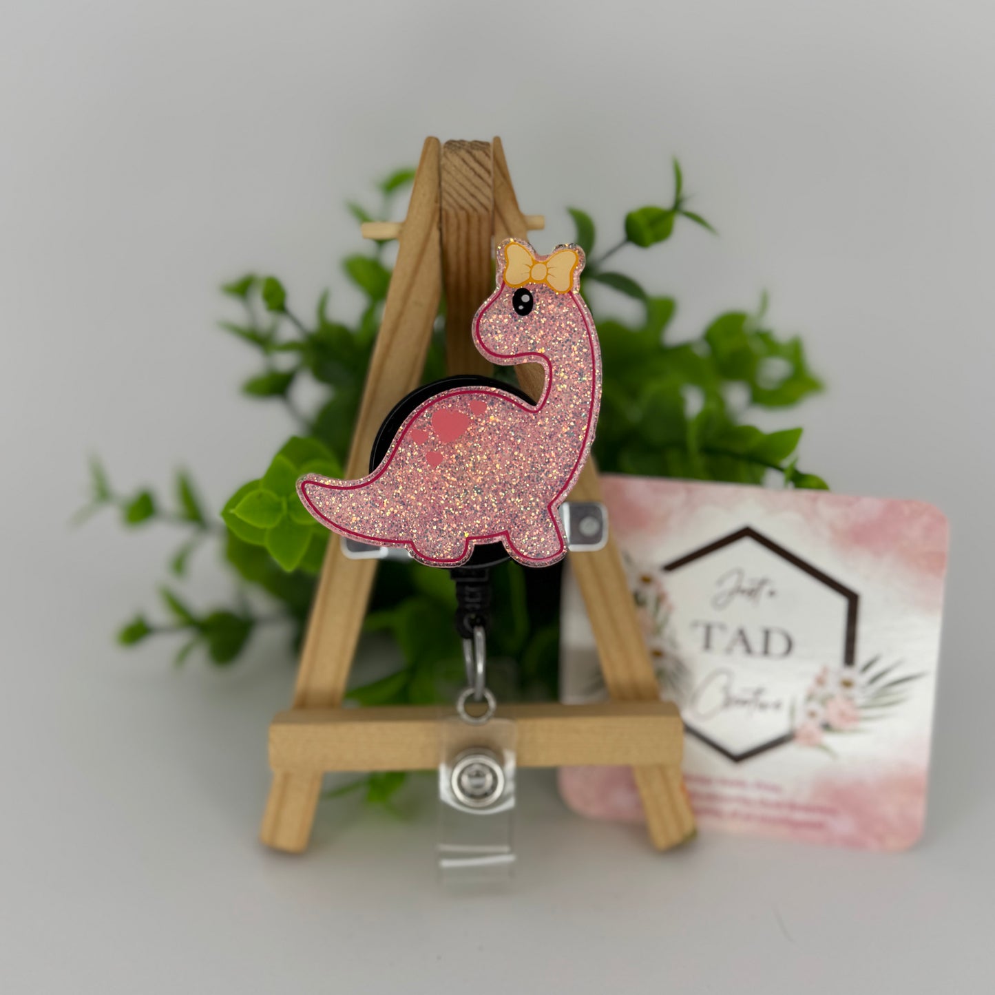 Brontosaurus Dino Interchangeable Badge Topper