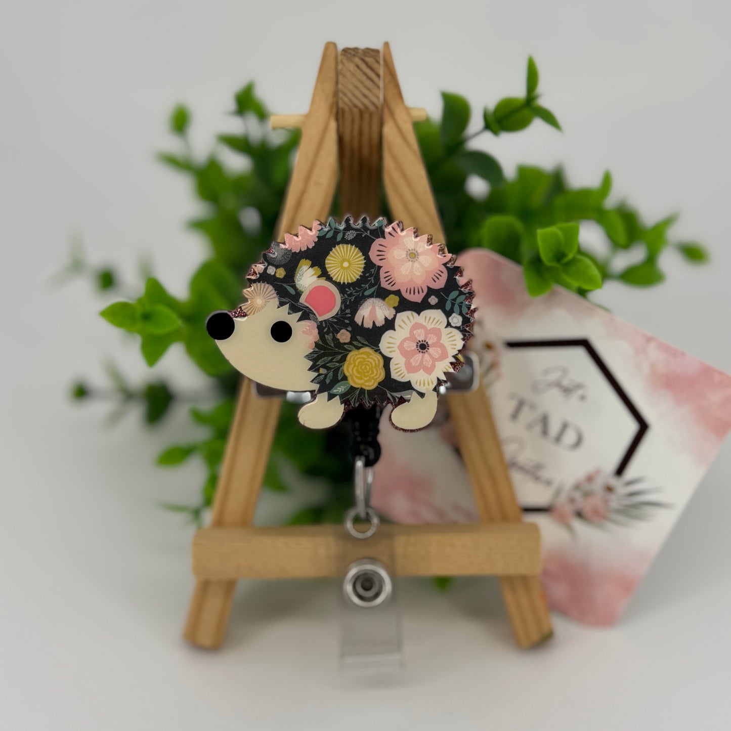 Hedgehog Interchangeable Badge Topper