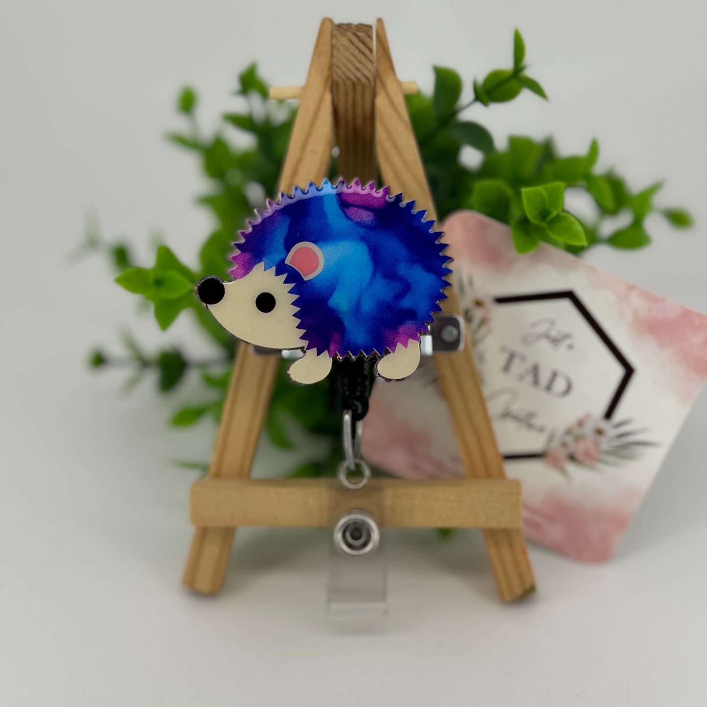 Hedgehog Interchangeable Badge Topper