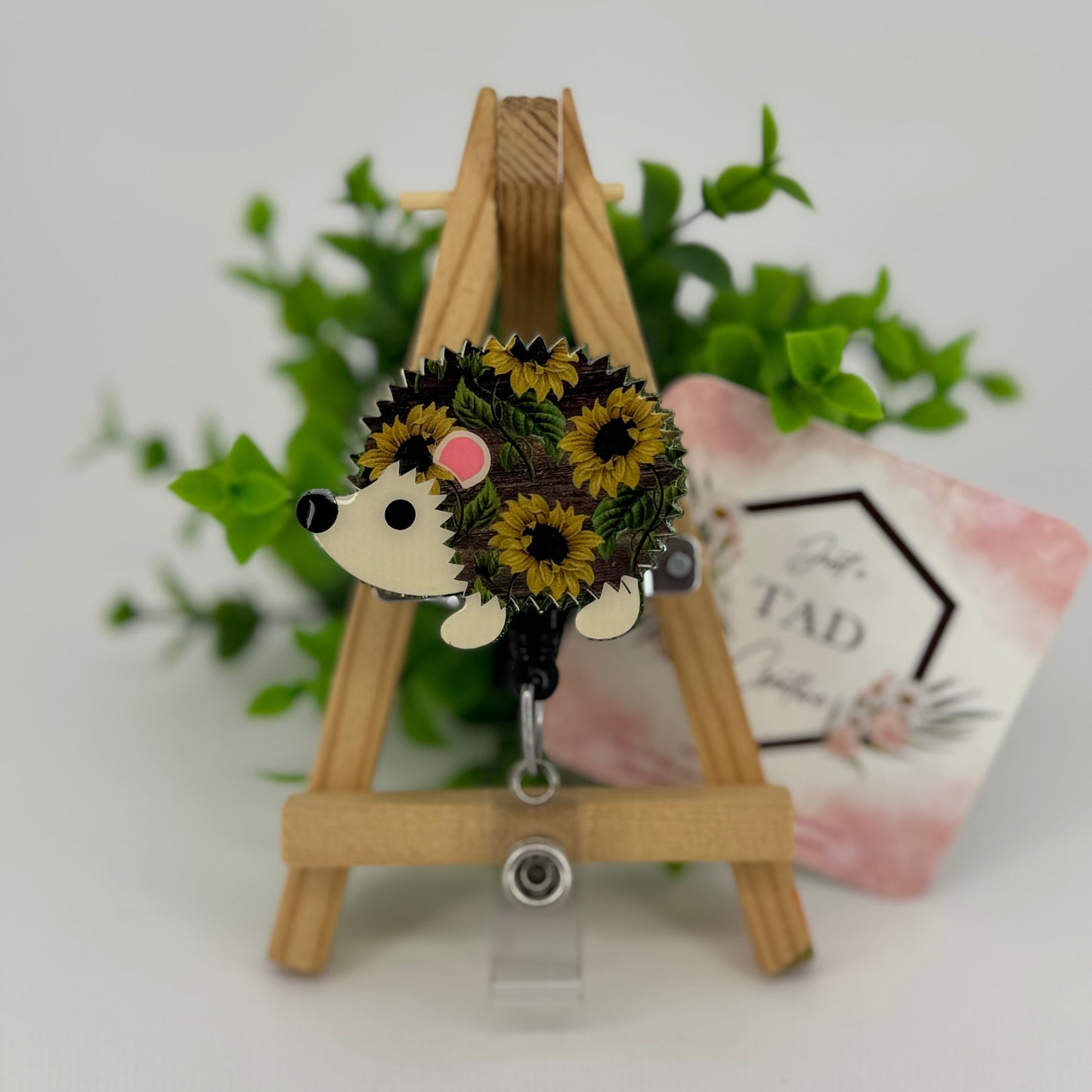 Hedgehog Interchangeable Badge Topper