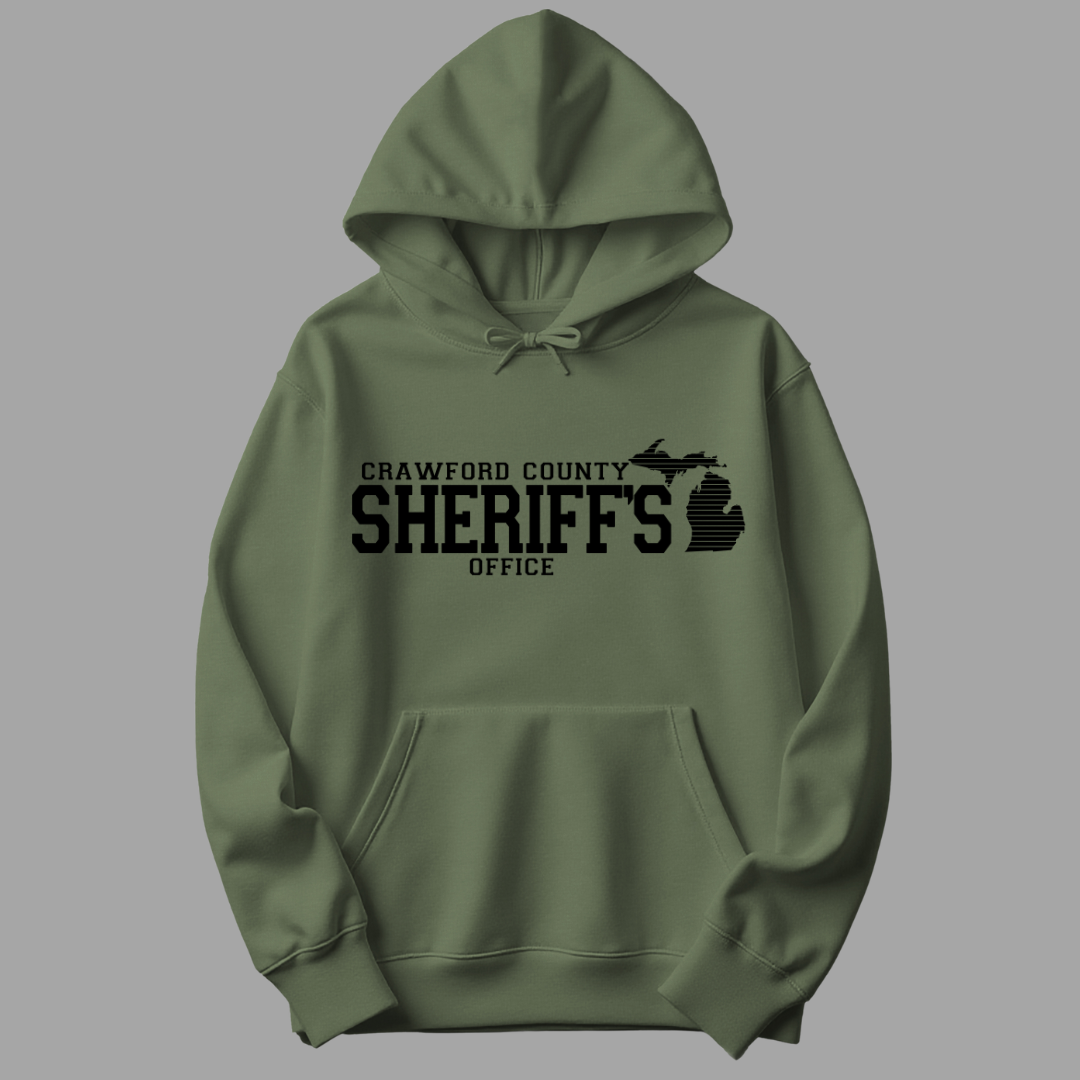 Simple Design Crawford County Adult Hooded Sweatshirt
