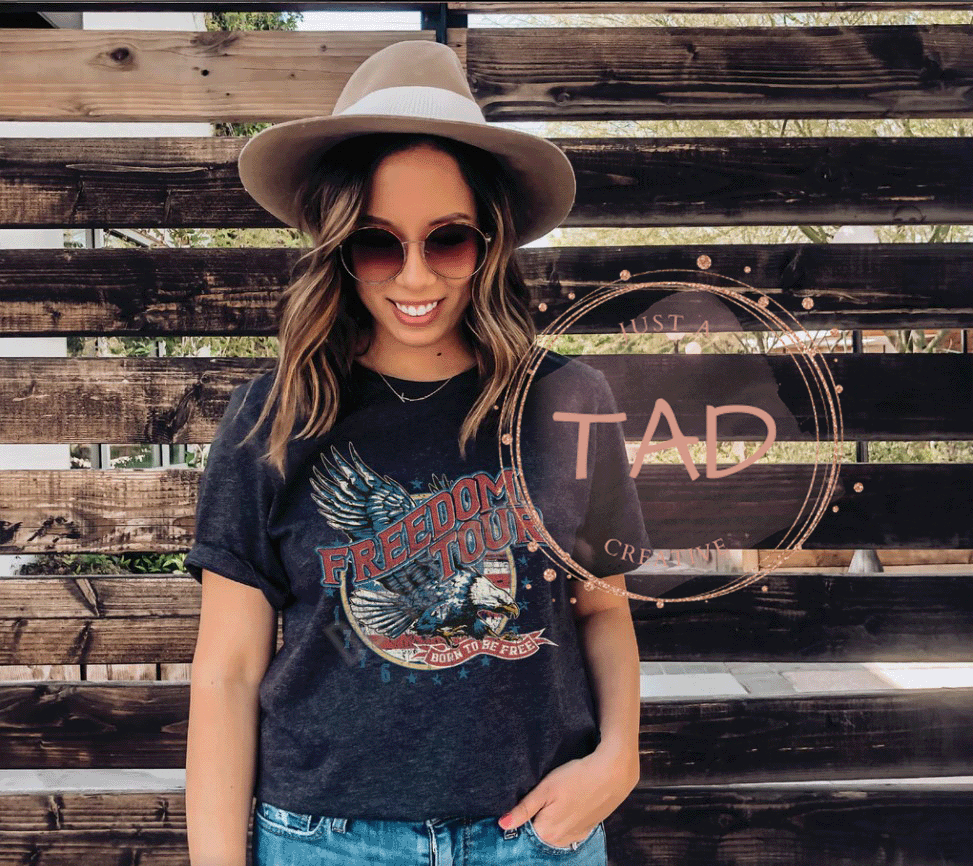 Freedom Tour Graphic Short Sleeve T-shirt