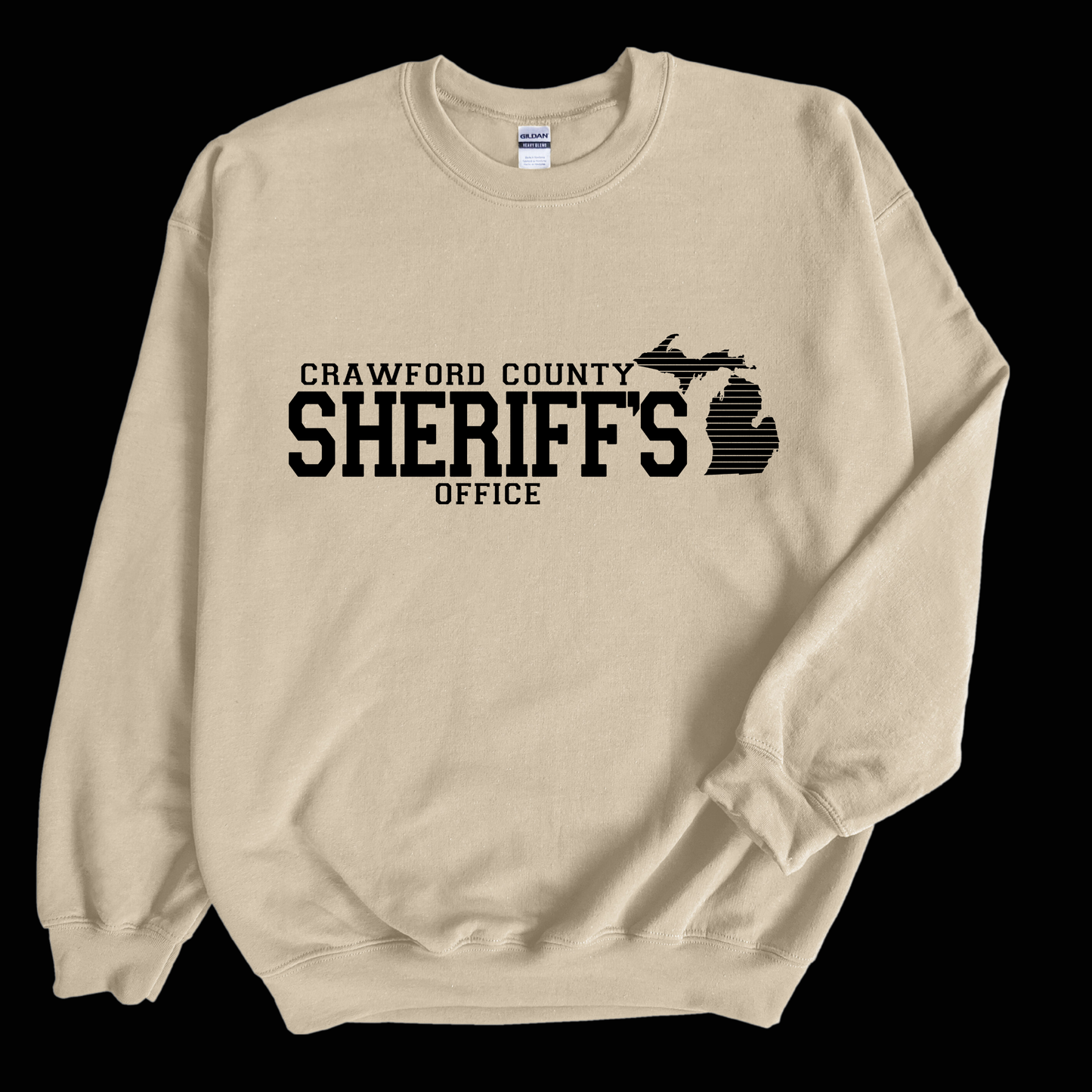 Simple Design Crawford County Adult Crewneck Sweatshirt
