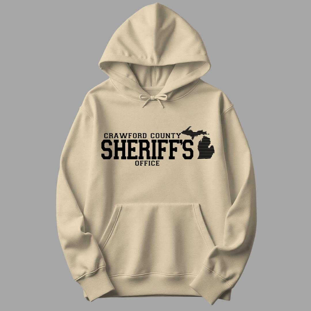 Simple Design Crawford County Adult Hooded Sweatshirt
