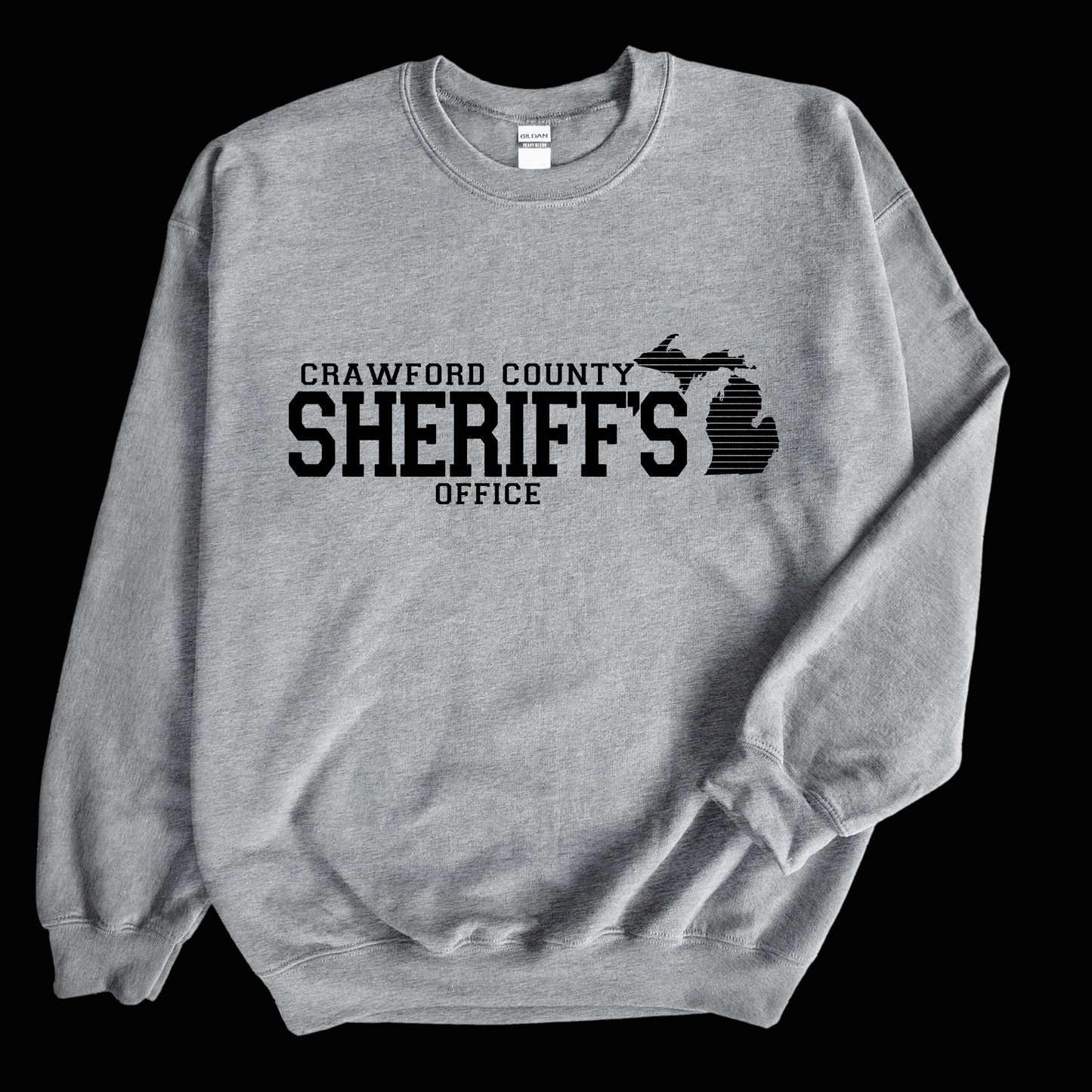 Simple Design Crawford County Adult Crewneck Sweatshirt