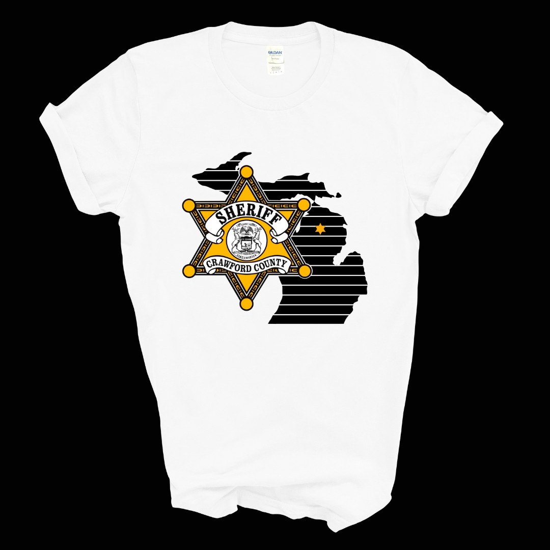 Star Design Crawford County Adult T-Shirt
