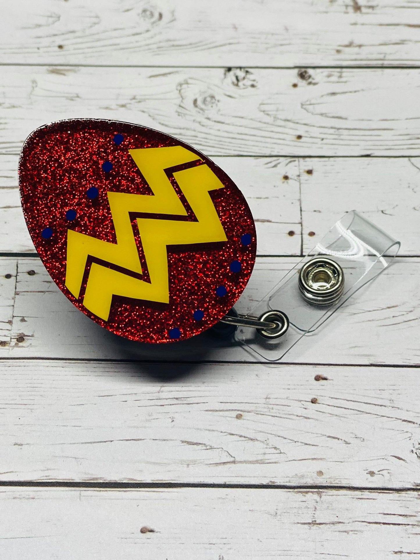 Red Easter Egg Interchangeable Topper