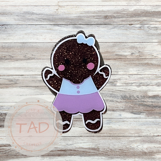 Gingerbread Girl Interchangeable Topper