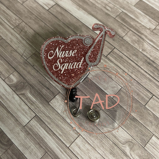 Nurse Squad Stethoscope Heart Interchangeable Topper