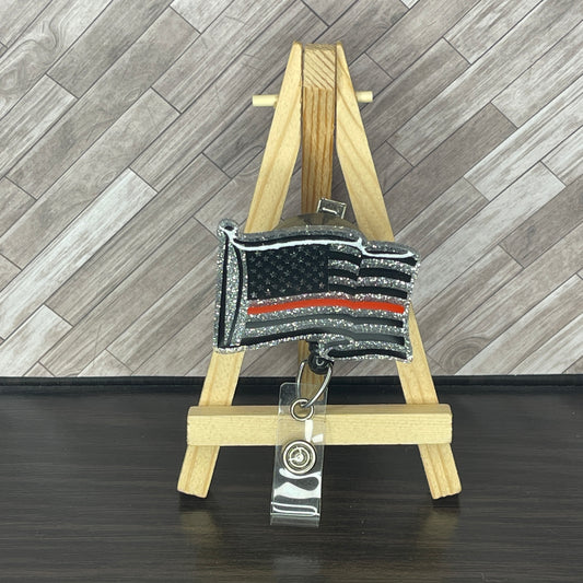 Colored Line American Flag Interchangeable Topper