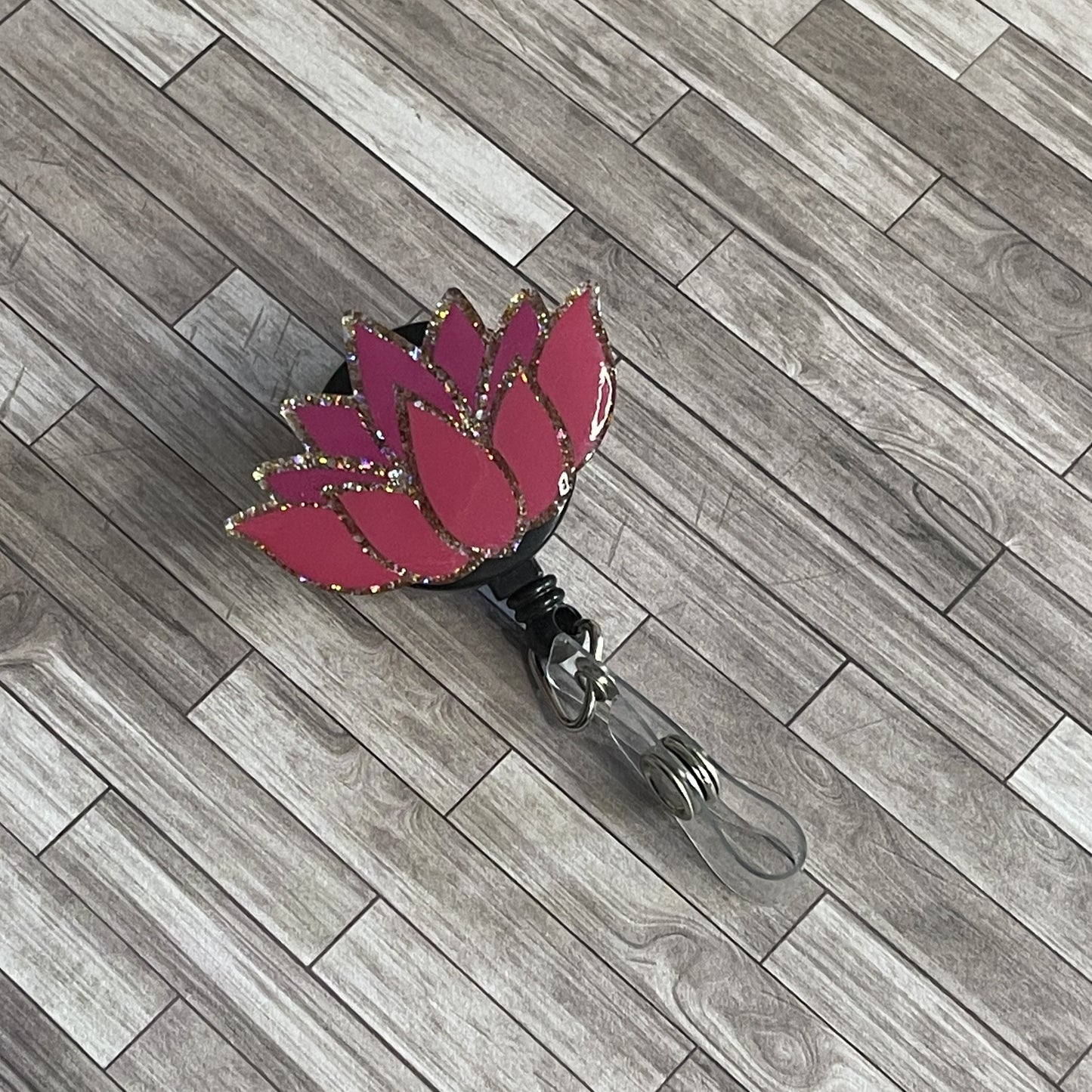 Lotus Badge Holder Topper Interchangeable Topper