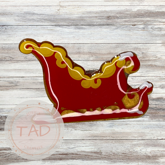 Santa's Sleigh Interchangeable Topper
