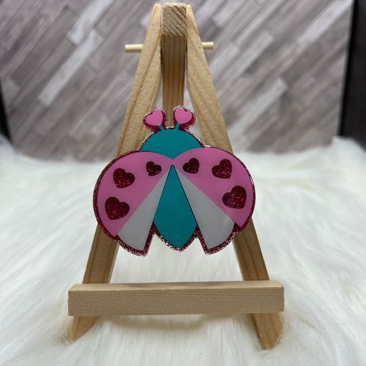 Love Bug Interchangeable Badge Reel Topper