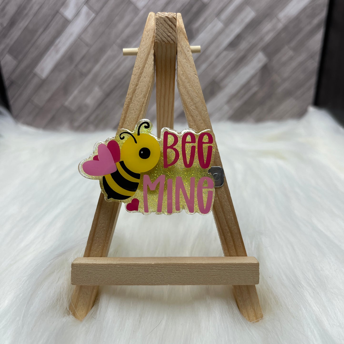 BEE MINE Bumble Bee Interchangeable Badge Reel Topper