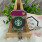 To Go Coffee Cup Green Label Interchangeable Badge Toppers