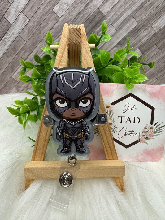 Super Hero PANTHER Character Interchangeable Badge Reel Topper