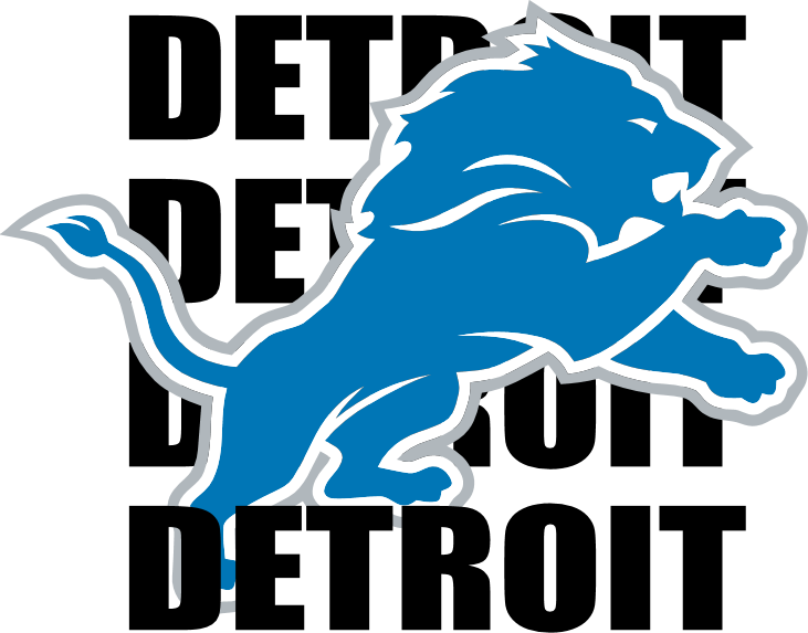 Detroit  Football Mascot Interchangeable Topper
