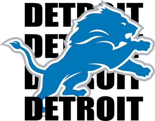 Detroit  Football Mascot Interchangeable Topper