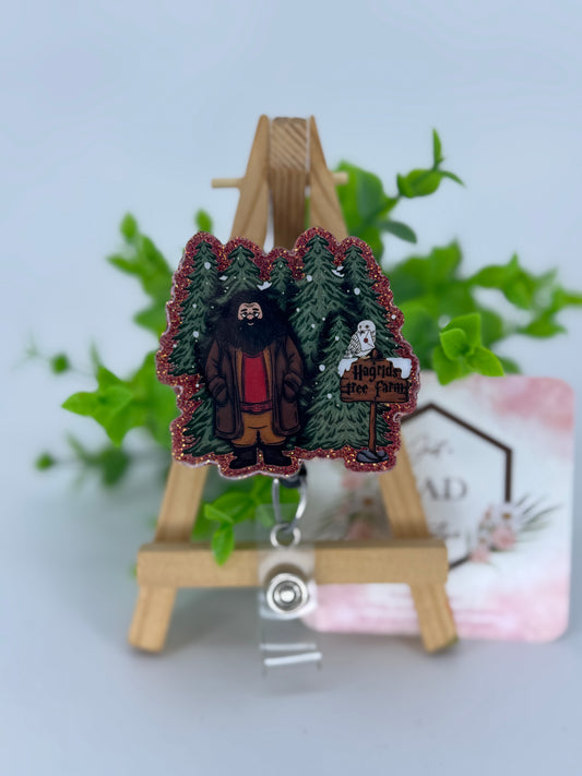 Wizard Tree Farm Interchangeable Badge Reel Topper