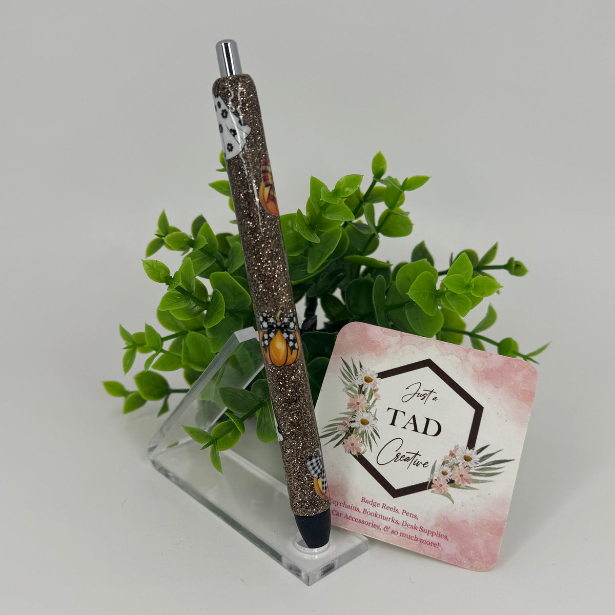 Boo-tiful Fall Ghost Glitter Gel Pen