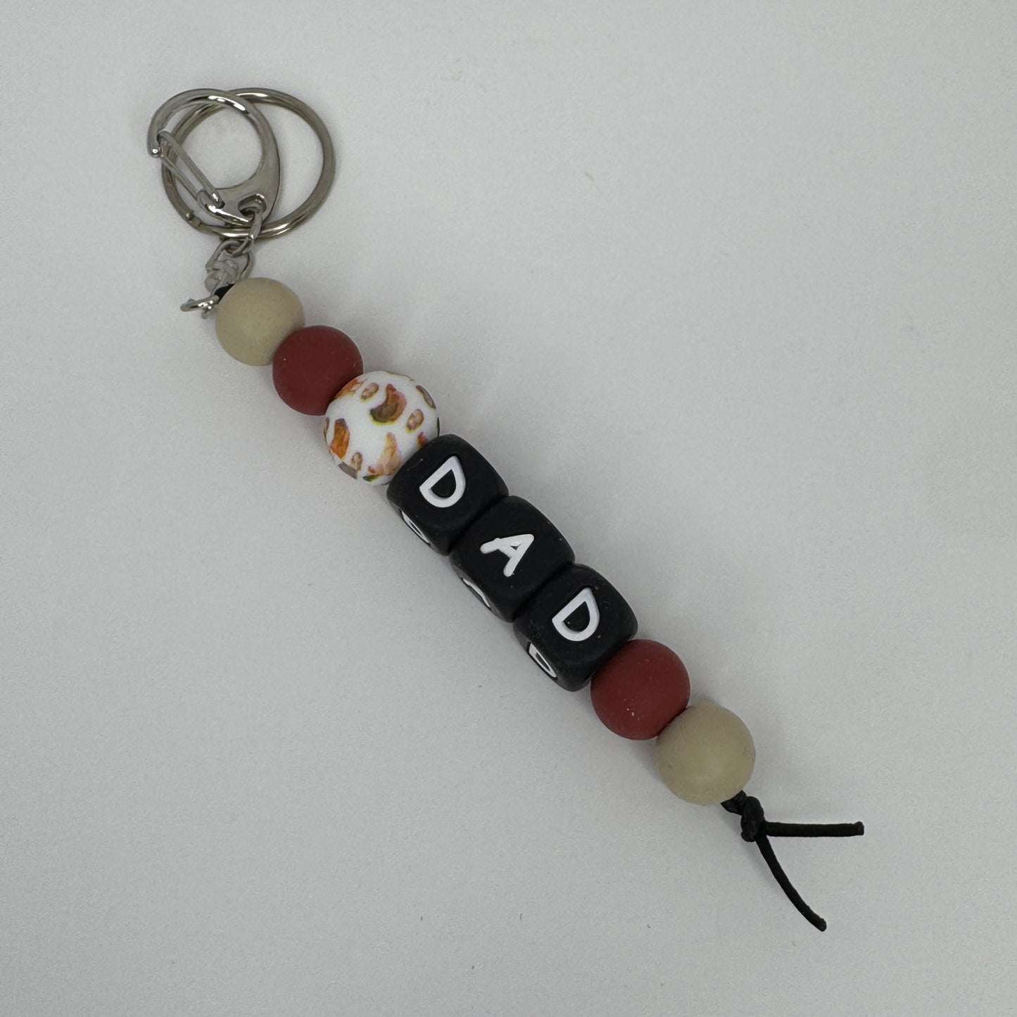 Chicken-Themed DAD Silicone Keychain