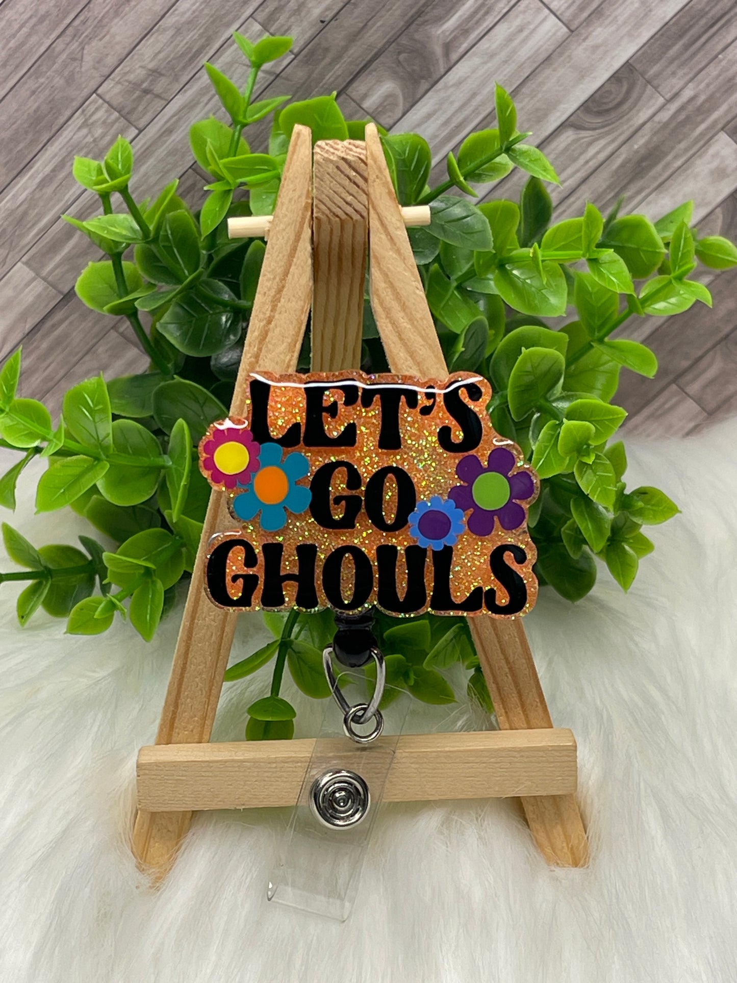 Lets Go Ghouls Interchangeable Badge Topper